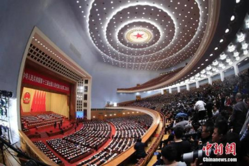  資料圖：北京人民大會(huì)堂。<a target='_blank' >中新社</a>記者 杜洋 攝