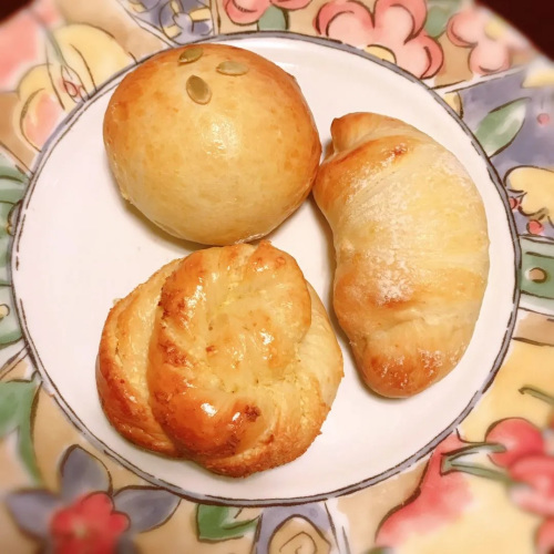 小雨做的面包。（受訪者供圖）