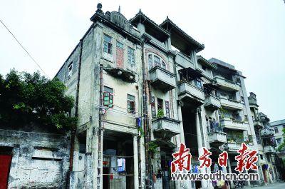 司徒家族的素庵祖祠、南坡祖祠位于赤坎鎮(zhèn)堤?hào)|路，現(xiàn)作為民宅出租。(《南方日?qǐng)?bào)》/甘雁娜 攝)