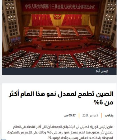 中東各國關(guān)注兩會(huì)開幕 聚焦中國經(jīng)濟(jì)發(fā)展