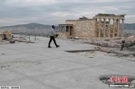 資料圖：疫情下的希臘。