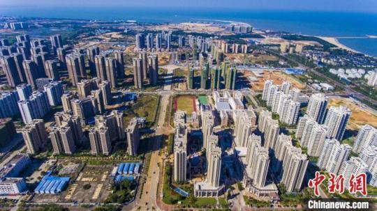  圖為航拍?？谖骱０缎鲁菂^(qū)。(資料圖) 駱云飛 攝