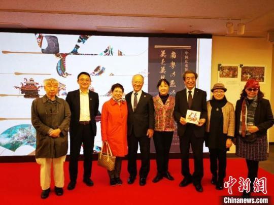 中日嘉賓參加現(xiàn)場(chǎng)開幕式 廣東省文旅廳 供圖