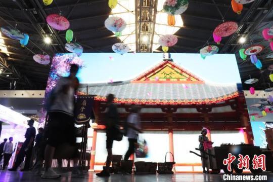 第十八屆中國(guó)國(guó)際動(dòng)漫游戲博覽會(huì)(CCG EXPO 2023)“御影江畔”展區(qū)?！埡鄠?攝