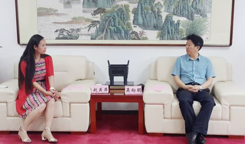 省僑聯(lián)黨組成員、專職副主席吳向明會(huì)見美國德州安徽同鄉(xiāng)會(huì)副會(huì)長趙美萍