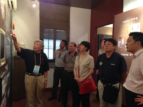 中國(guó)僑網(wǎng)參觀南通華僑博物館