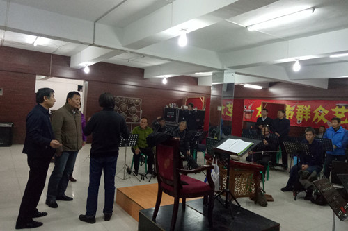 觀摩老西民樂團排練