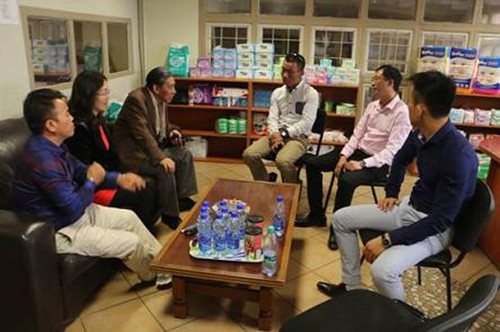 中國僑網康勇夫婦與僑胞座談