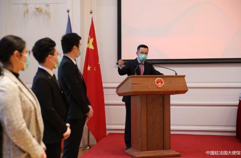 中國僑網(wǎng)圖片來源:中國駐法國大使館