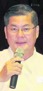 新山中華公會(huì)會(huì)長鄭金財(cái)。(馬來西亞《星洲日?qǐng)?bào)》)