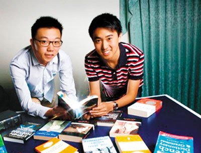 中國僑網顏銳晨和言勇新互勵共進