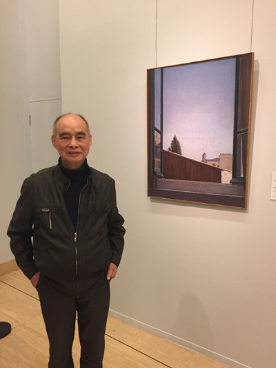 中國僑網(wǎng)著名旅法華人畫家陳建中。