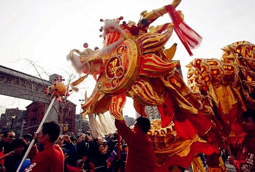 中國僑網(wǎng)過春節(jié)資料圖。