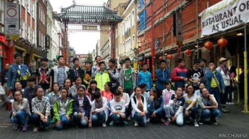 到英國旅游的中國游客人數(shù)正在逐年增加。(英國廣播公司網(wǎng)站)