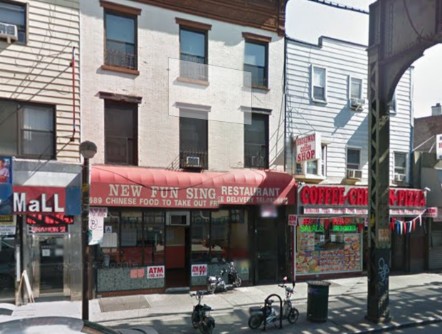 新福升中餐館的外賣郎上1月23日大雪天遭遇持槍搶劫。(取自Google地圖)