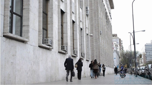 圖為圣達(dá)菲省法院。