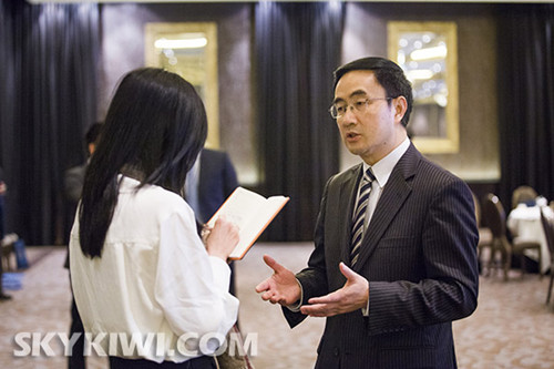 楊建議員接受天維網(wǎng)記者采訪。(新西蘭天維網(wǎng)資料圖片)