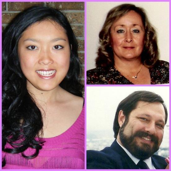 高蘭和養(yǎng)父母。(美國(guó)《世界日?qǐng)?bào)》)