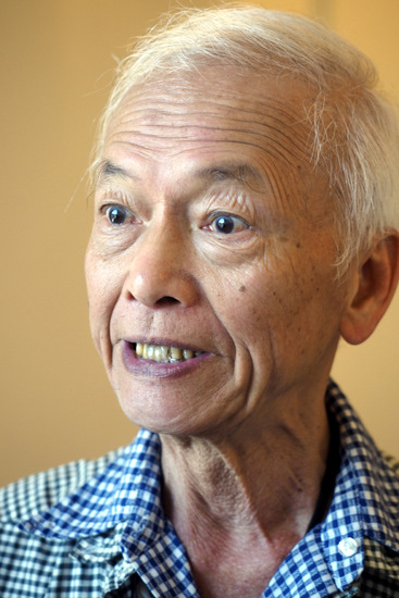 75歲的黃河清指業(yè)主說謊。(美國《世界日報》/關(guān)文杰