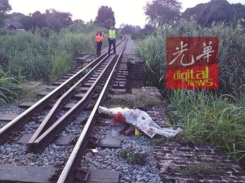 事發(fā)現(xiàn)場(chǎng)。(馬來(lái)西亞《光華日?qǐng)?bào)》)