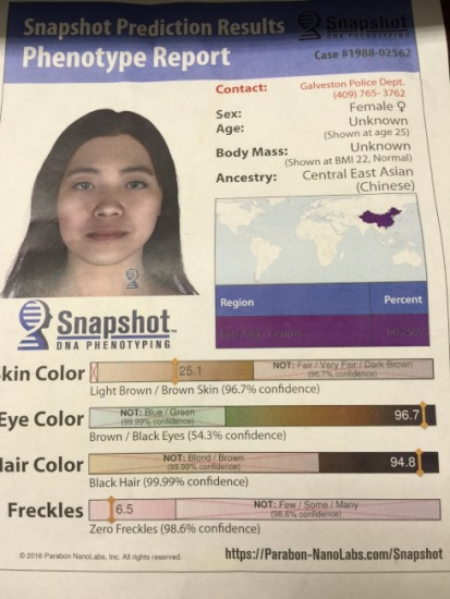 根據(jù)DNA辨識(shí)技術(shù)所重現(xiàn)的被害人樣貌。(美國(guó)《世界日?qǐng)?bào)》圖片)