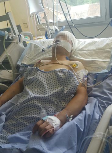 案件受害人目前生命垂危。(圖片來(lái)源:歐洲時(shí)報(bào)記者/孔凡)