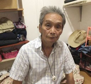 華裔老翁林勤勤走失一夜后安全返家。(美國《僑報》/崔國萁