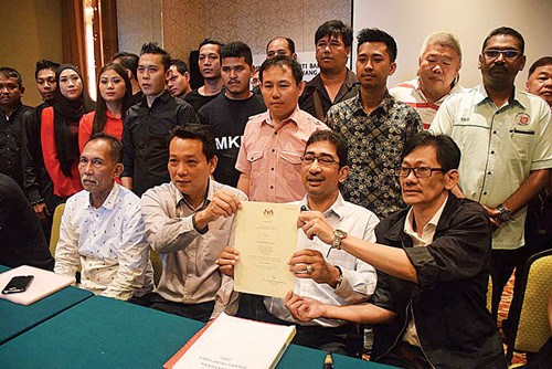 新政黨檳州前進(jìn)黨會上表明來屆大選將攻打檳州25個州席。(馬來西亞《光華日報(bào)》)