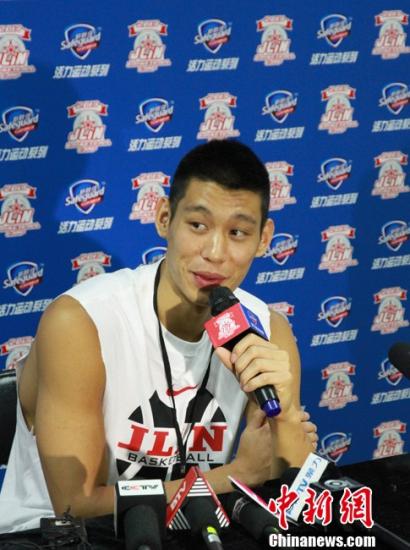 資料圖:林書豪。中新社發(fā)