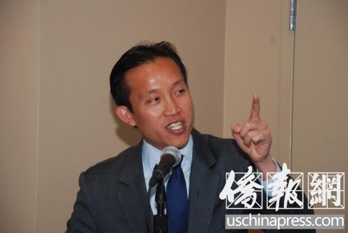 代表舊金山東部大部分地區(qū)的加州眾議員邱信福。(美國(guó)《僑報(bào)》)