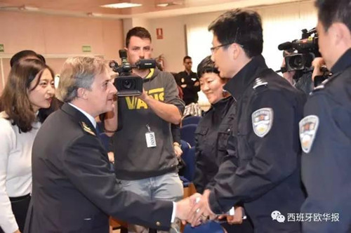 中國(guó)僑網(wǎng)新聞發(fā)布會(huì)現(xiàn)場(chǎng)(西班牙《歐華報(bào)》)