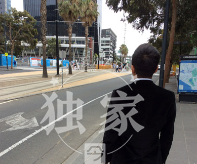 中國(guó)僑網(wǎng)遭遇持槍打劫的Shaun。(Shaun供圖)