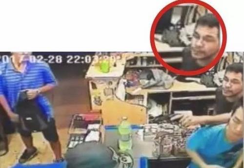 中國僑網警方公布的搶劫歹徒照片。(阿根廷華人在線微信公眾號圖片)