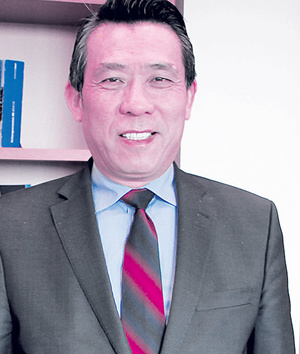 中國僑網(wǎng)辜學(xué)武。(《歐洲時報(bào)》/ 記者陳磊 攝)