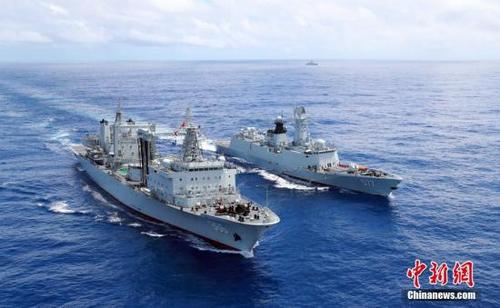 中國僑網(wǎng)資料圖:中國海軍第26批護航編隊。中新社發(fā) 賈巖巖 攝