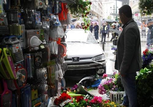 中國僑網(wǎng)圖為出事百元店。(西班牙歐浪網(wǎng))