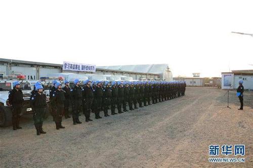 中國(guó)僑網(wǎng)資料圖:中國(guó)第五支駐利比里亞維和警察防暴隊(duì)