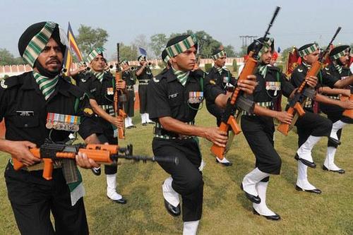 中國僑網(wǎng)資料圖:印度軍隊