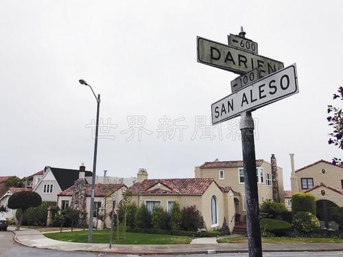 中國僑網(wǎng)San Aleso街上的一華裔住宅,遭入室搶劫。(美國《世界日報(bào)》/李秀蘭 攝)