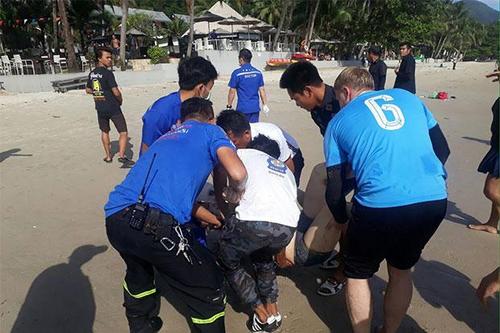 中國僑網(wǎng)無視紅旗警告 中國男子泰國象島溺亡