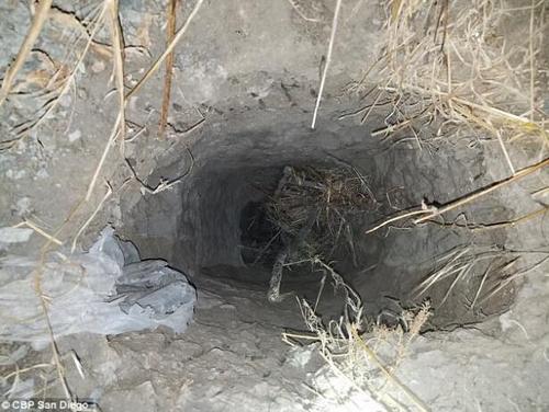 中國(guó)僑網(wǎng)位于美墨邊境的走私隧道(圖源:CBP)