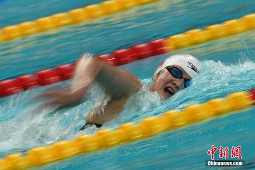 中國僑網(wǎng)資料圖:李冰潔在比賽中。中新社記者 武俊杰 攝