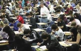 中國僑網(wǎng)SAT考試現(xiàn)場 圖GJ