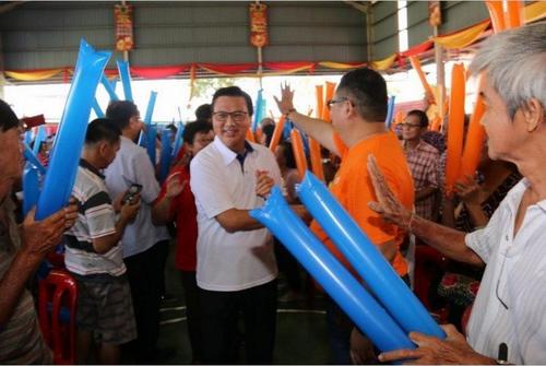 中國僑網廖中萊入場(馬來西亞《星洲日報》)