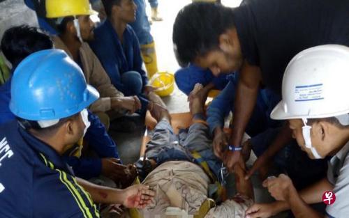 中國僑網(wǎng)事發(fā)現(xiàn)場 (新加坡《聯(lián)合早報》)