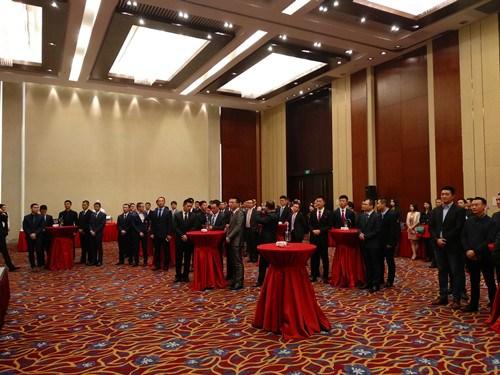 中國僑網(wǎng)新年招待會現(xiàn)場。