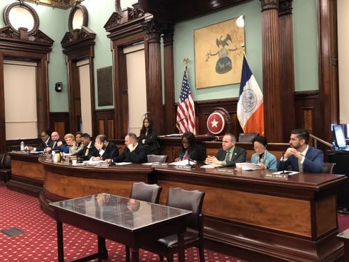 中國(guó)僑網(wǎng)紐約市議會(huì)新一屆各委員會(huì)主席及成員名單出爐。(美國(guó)《世界日?qǐng)?bào)》/記者洪群超 攝影)