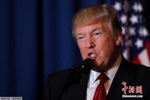 中國僑網(wǎng)資料圖:美國總統(tǒng)特朗普。
