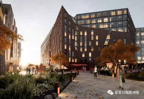 中國(guó)僑網(wǎng)新華埠發(fā)展構(gòu)想圖。(《星島日?qǐng)?bào)》歐洲版微信公眾號(hào))