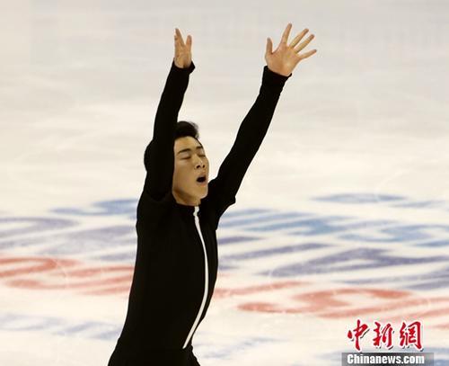 中國僑網(wǎng)資料圖:華裔選手陳巍(Nathan Chen)。中新社記者 劉丹 攝